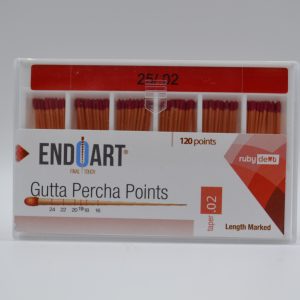 Conos de Gutapercha Taper .02 N° 25 EndoArt
