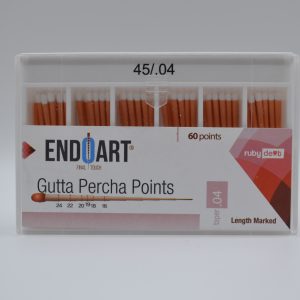 Conos de Gutapercha Taper .04 N° 45 EndoArt