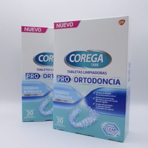 Corega Tabs Pro Ortodoncia x30 unds