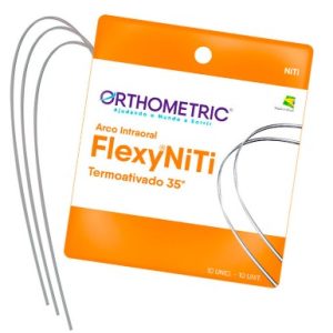 Arcos Flexy NiTi Termoactivado Redondo Orthometric Inferior 12