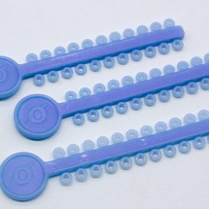 Ligaduras Elásticas en módulos Orthometric Pearl Blue