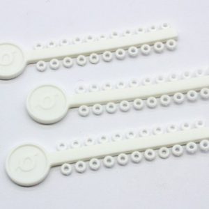 Ligaduras Elásticas en módulos Orthometric Blanco