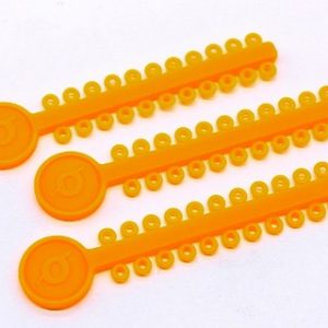 Ligaduras Elásticas en módulos Orthometric Naranja