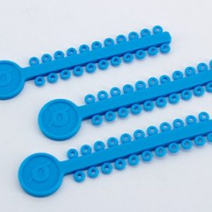 Ligaduras Elásticas en módulos Orthometric Azul Bebe