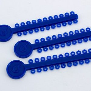 Ligaduras Elásticas en módulos Orthometric Azul Marino