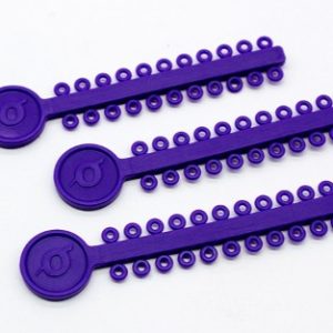 Ligaduras Elásticas en módulos Orthometric Morado