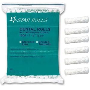 Torulas de algodón Trenzadas Star Rolls 1000unds