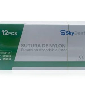 Sutura de Nylon Skydent 12un 4/0 aguja 1/2