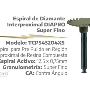 Espiral de Diamante Interproximal DIAPRO Super Fino