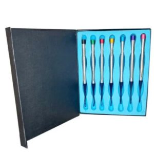 Set de 7 elevadores atraumáticos con baño de titanio MEDFLAIR caja