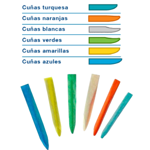 Cuñas de Madera Blanca 100un.KERR