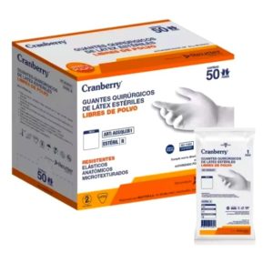 Caja Guantes Quirúrgicos de Látex Estériles talla 6