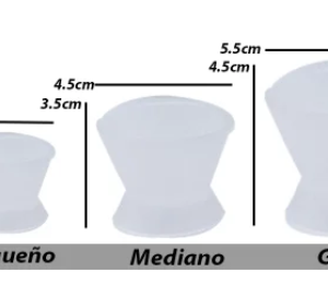 Vaso Dappen de Silicona Mediano Transparente