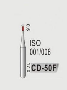 Fresa de diamante CD-50F Roja