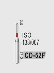 Fresa de diamante CD-52F Roja