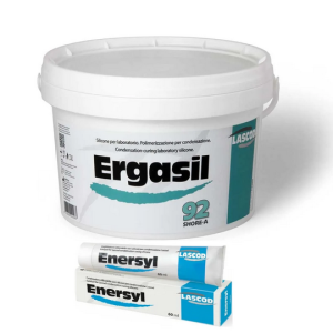 Set de silicona Ergasil/Enersyl 92 Shore LASCOD 1.6 kg.