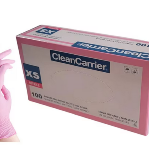 Guantes de Nitrilo ROSADO TALLA XS
