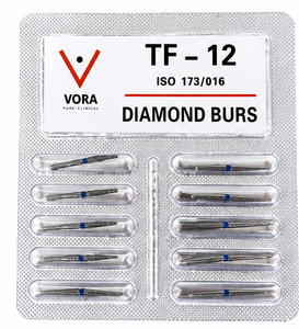VORA Fresa de diamante Troncocónica TF-12 Azul