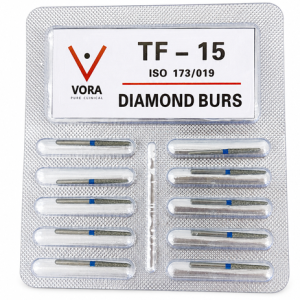 VORA Fresa de diamante Troncocónica TF-15 Azul