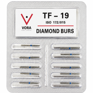 VORA Fresa de diamante Troncocónica TF-19 Azul