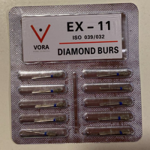 VORA Fresa de diamante Cilíndrica EX-11 Azul