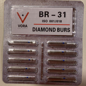 VORA Fresa de Diamante Redonda BR-31 Azul
