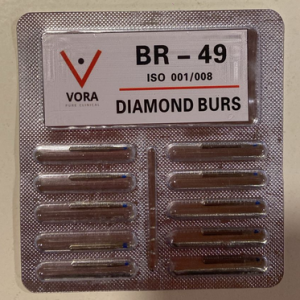 VORA Fresa de Diamante Redonda BR-49 Azul