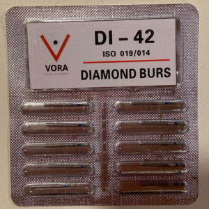 VORA Fresa de diamante Cono Invertido DI-42 Azul