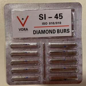 VORA Fresa de diamante Cono Invertido SI-45 Azul