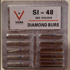 VORA Fresa de diamante Cono Invertido SI-48 Azul