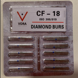 VORA Fresa de diamante Troncocónica CF-18 Azul