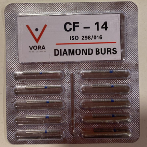 VORA Fresa de diamante Troncocónica CF-14 Azul