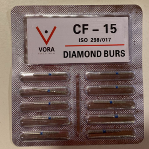 VORA Fresa de diamante Troncocónica CF-15 Azul