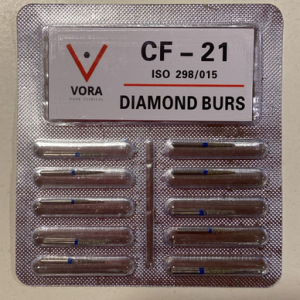 VORA Fresa de diamante Troncocónica CF-21 Azul