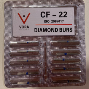 VORA Fresa de diamante Troncocónica CF-22 Azul