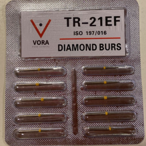 VORA Fresa de diamante Troncocónica TR-21EF Amarillo