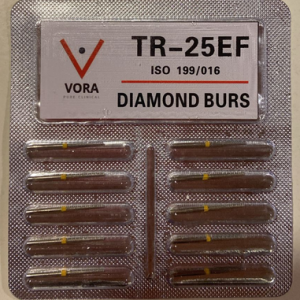 VORA Fresa de diamante Troncocónica TR-25EF Amarillo