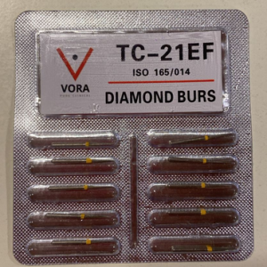 VORA Fresa de diamante Troncocónica TC-21EF Amarillo