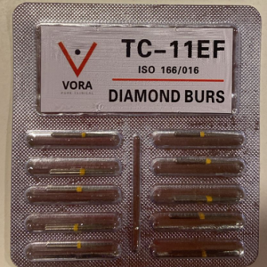 VORA Fresa de diamante Troncocónica TC-11EF Amarillo