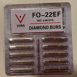 VORA Fresa de diamante Llama FO-22EF Amarillo