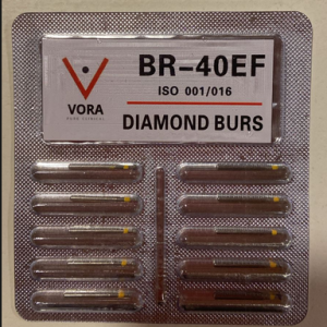 VORA Fresa de Diamante Redonda BR-40EF Amarillo