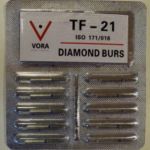 VORA Fresa de diamante Troncocónica TF-21 Azul