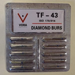 VORA Fresa de diamante Troncocónica TF-43 Azul