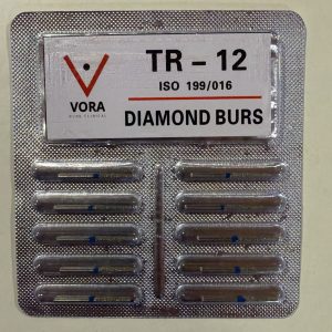 VORA Fresa de diamante Troncocónica TR-12 Azul