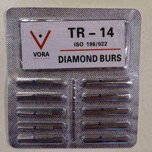 VORA Fresa de diamante Troncocónica TR-14 Azul