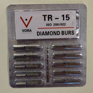 VORA Fresa de diamante Troncocónica TR-15 Azul