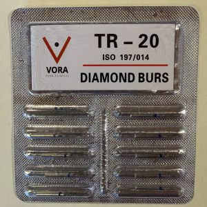 VORA Fresa de diamante Troncocónica TR-20 Azul