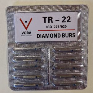 VORA Fresa de diamante Troncocónica TR-22 Azul