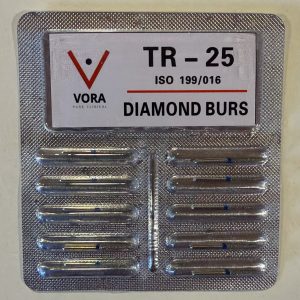 VORA Fresa de diamante Troncocónica TR-25 Azul