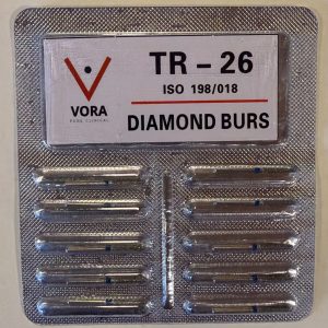 VORA Fresa de diamante Troncocónica TR-26 Azul